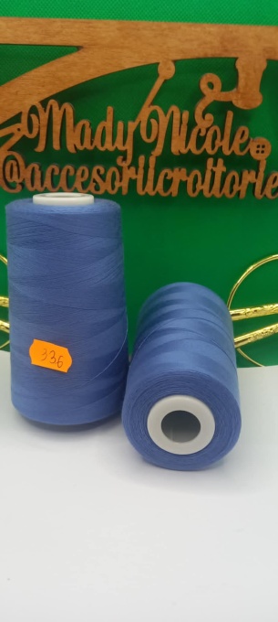 Ata cusut si surfilat Cod 336 Albastru