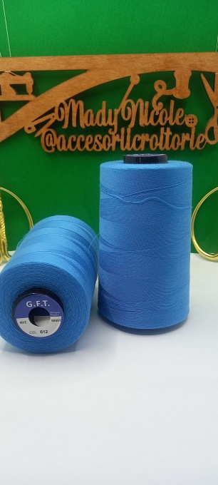 Ata cusut si surfilat Cod 612 Bleu