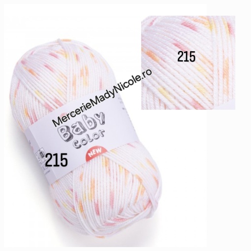 YarnArt Baby Color Cod 215 150m/50gr Pachet 5 bobine