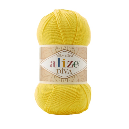 Alize Diva Silky Efect Cod 110 Galben Deschis