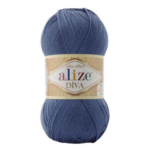 Alize Diva Silky Efect Cod 353 Albastru