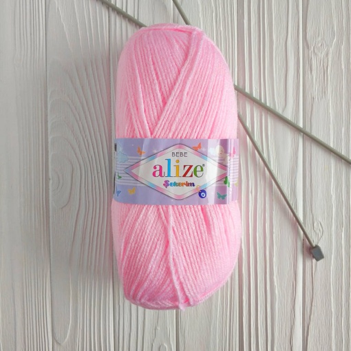 Alize Sekerim Bebe Cod 185 Roz Pal Pachet 5 bobine Pret 40 lei