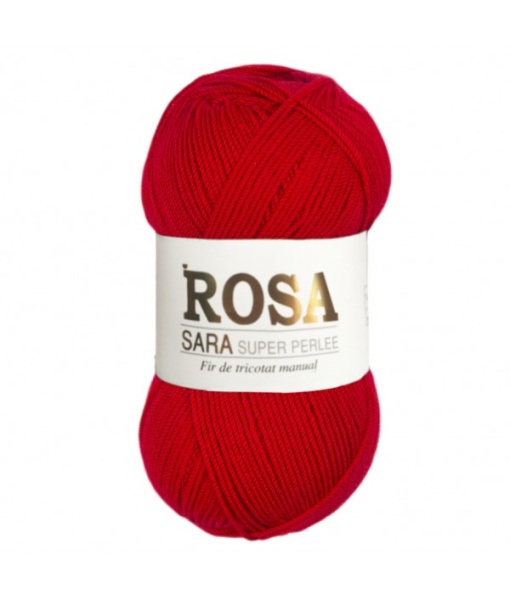 Rosa Sara Super Perle Cod 41 Rosu Pachet 5 bobine