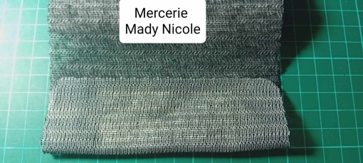 Insertie tesuta groasa Neagra Latime 1,5 m Cod 02