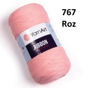Yarn Art Ribbon Fir tip panglică Cod 767 Roz