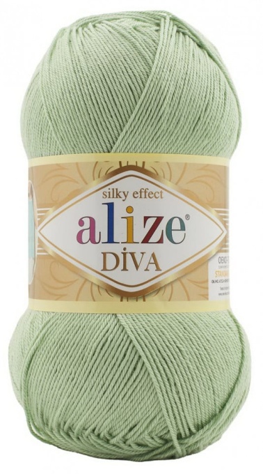 Alize Diva Silky Efect Cod 853 Verde