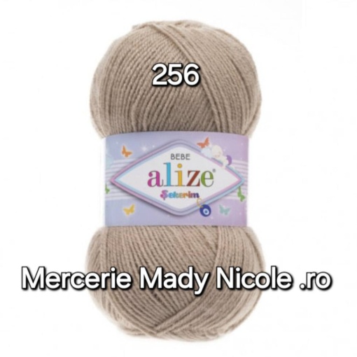 Alize Sekerim Bebe Cod 256 Bej Pachet 5 bobine Pret 40 lei