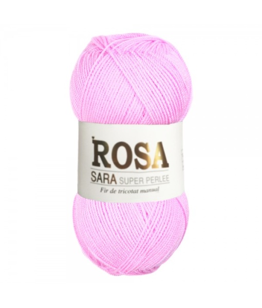 Rosa Sara Super Perle Cod 201 Roz Pachet 5 bobine