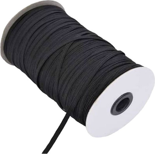 Elastic ingust 6 mm Negru 250 m