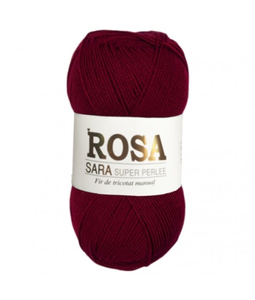 Rosa Sara Super Perle Cod 43 Visiniu Pachet 5 bobine