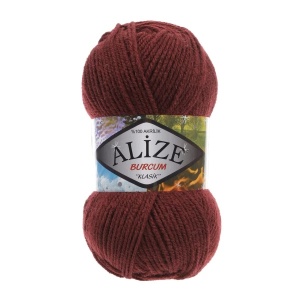 Alize Burcum Klasic Cod 955 Burgundy Pachet 5 bobine