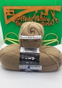 Athena Fir acril Pachet 5 bobine 100gr /300 m Cod 30 Bej