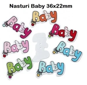 Nasturi Lemn Baby Set 6 bucati C11