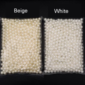 Perle pentru cusut Ivory Dimensiune 6 mm Punga cca 50 gr - Img 5