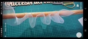 Rejansa perdea transparenta de bara 10 cm Bara Model M13 Rola 50m - Img 1