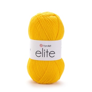 YarnArt Elite Pret 9 lei Bobina ,DOAR la Pachet 5 bobine Cod 32 Galben