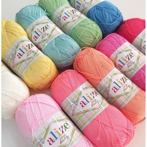 Alize Diva Baby Cod 24 Bleu - Img 2
