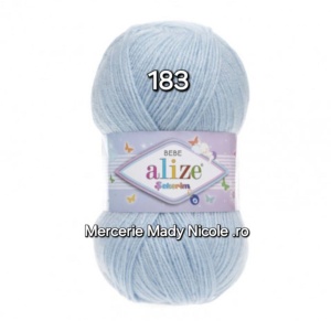 Alize Sekerim Bebe Cod 183 Bleu Pachet 5 bobine Pret 40 lei - Img 1