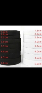 Elastic jartea Alb Lat 2cm Rola 25 m - Img 1