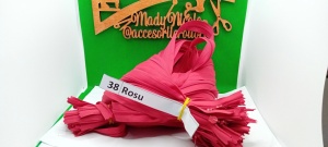 Fermoar ascuns 60 cm 38 Rosu