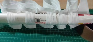 Rejansa perdea bumbac 9 cm Bara Model M15 Rola 50 m