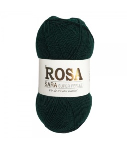 Rosa Sara Super Perle Cod 63 Verde Inchis Pachet 5 bobine - Img 1