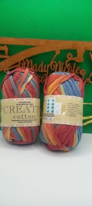 Stenli Creative Cotton Degrade panglica 6 mm 100 %bumbac 100gr /90m Cod 179 Multicolor - Img 3