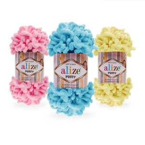 Alize Puffy Pachet 5 bobine Bobina 100gr/9metri Lila 788 - Img 6