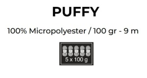 Alize Puffy Pachet 5 bobine Bobina 100gr/9metri Turqoise Cod 490 - Img 6