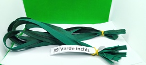 Fermoar ascuns 60 cm 39 Verde Inchis