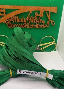 Fermoar ascuns 60 cm 55 Verde Inchis