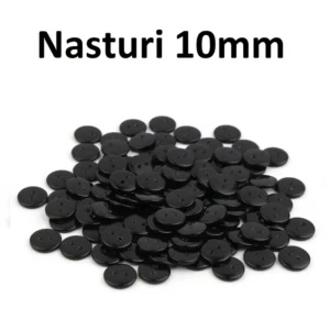 Nasturi Plastic 10mm Negri Set 10 bucati C20 - Img 1