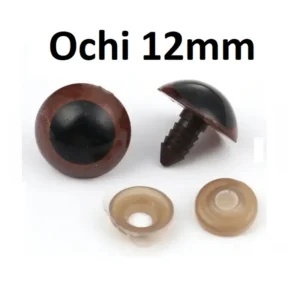 Ochi Maro amigurumi cu dispozitiv de siguranta 12 mm Set 10 bucati D11 - Img 2
