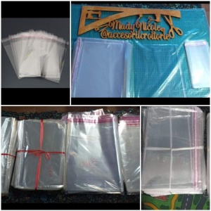 Pungi celofan cu clapeta adeziva 40/50*5 cm Pachet 100 bucati - Img 2