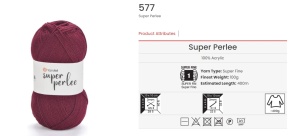Super Perlee Cod 577 Visiniu Pachet 5 bobine 9 Lei Bobina/45 lei Pachet - Img 2