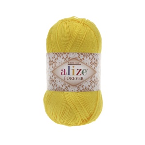 Alize Forever 50 Gr 300 m Cod 110 Galben - Img 1