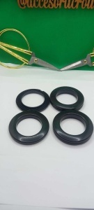 Anouri ,inel tip capsa perdea /draperie Culoare 4 Negre