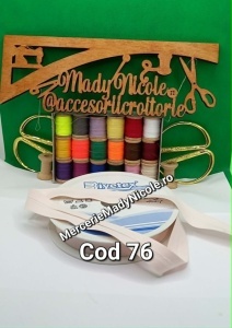 Banda bie bumbac latime 20 mm Cod 76 Cupon 5 metri