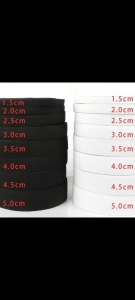 Elastic jartea Alb Lat 6 cm Rola 25 m - Img 1