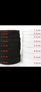 Elastic jartea Negru Lat 2cm Rola 25 m - Img 1