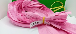 Fermoar ascuns 60 cm 10 Roz