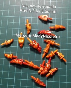 Nas jucarii ,om de zapada Set 5 bucati D12