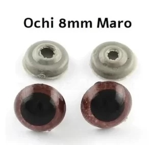 Ochi Maro Amigurumi cu dispozitiv de siguranta 8 mm Set 10 bucati D11 - Img 2