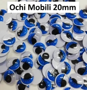 Ochi Mobili Amigurumi 20 mm 10 bucati D3 - Img 2