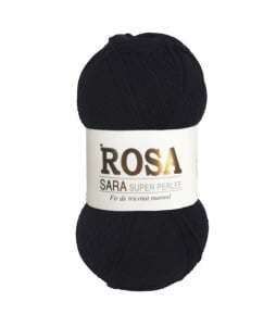 Rosa Sara Super Perle Cod 30 Negru Pachet 5 bobine - Img 1