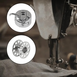 Spon / mosorel masina cusut casnica Metal Inaltime 11,4 mm Diametru 20 mm - Img 2