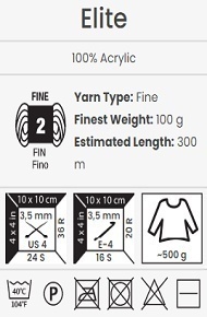 YarnArt Elite Cod 218 Bej Pachet 5 bobine Pret 40 lei - Img 5