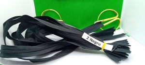 Fermoar ascuns 60 cm 2 Negru
