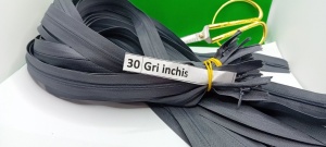 Fermoar ascuns 60 cm 30 Gri Inchis
