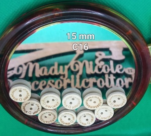 Nasturi Lemn HandMade 15mm Set 10 bucati C16
